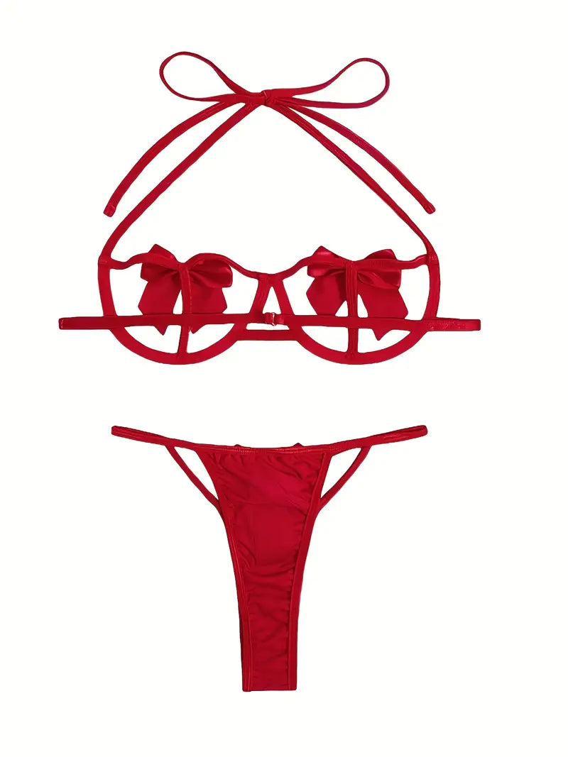 Ensemble Résille - Rouge